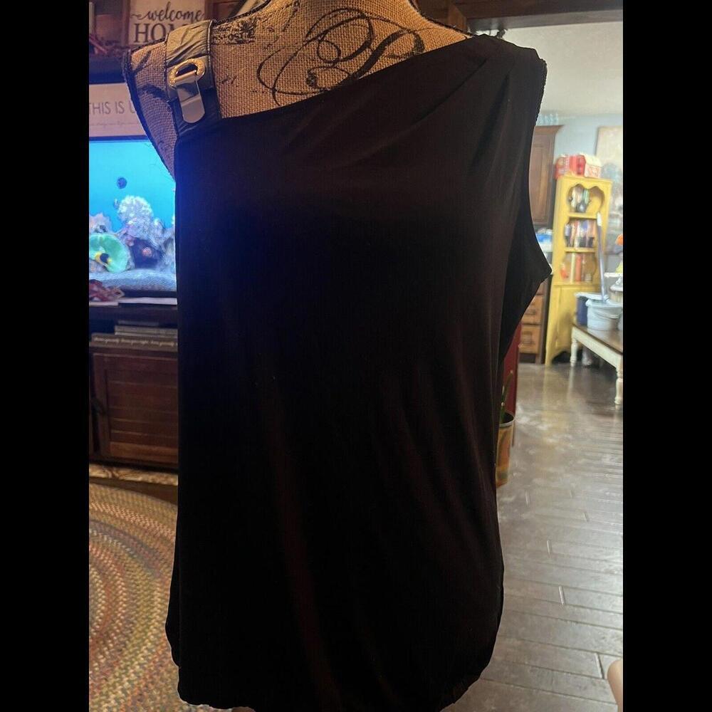 Black Michael‎ Michael Kors Top One Leather Shoulder Strap / One Regular